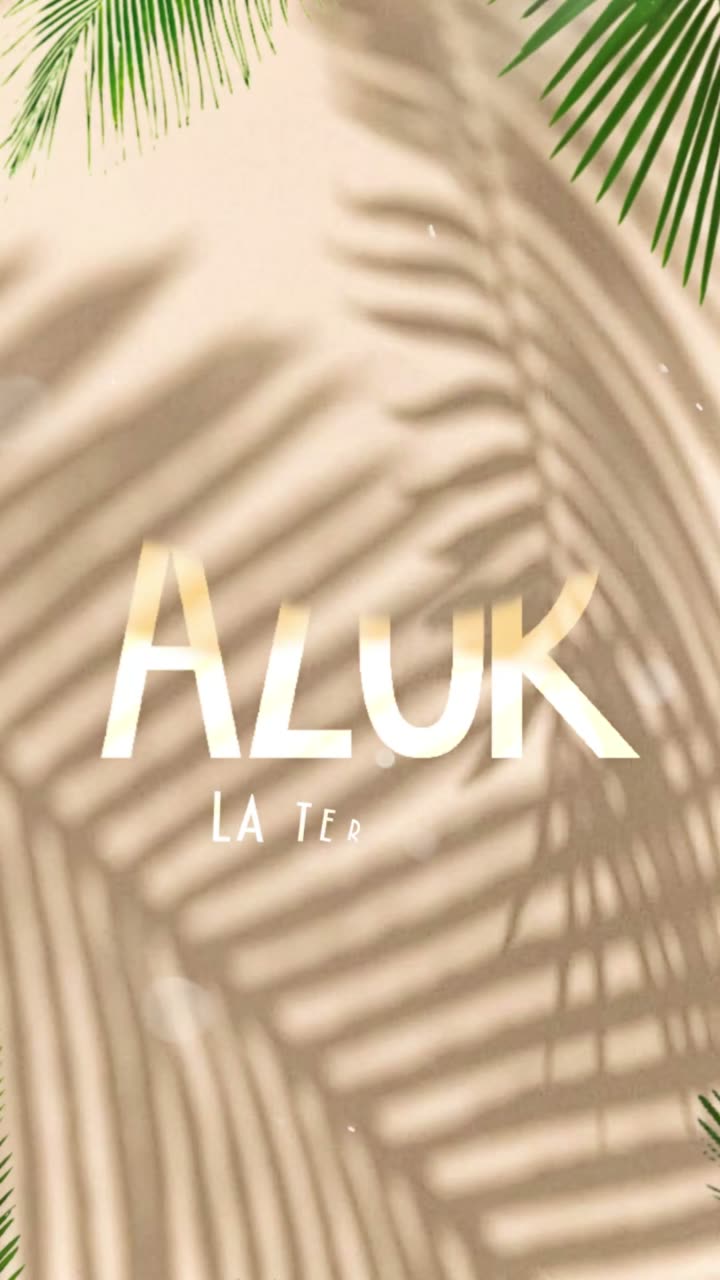 Azur: palm shadow raked across warm sand.